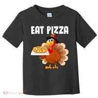 Turkey Eat Pizza Funny Toddler T-Shirt thumb 0