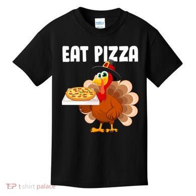 Turkey Eat Pizza Funny Kids T-Shirt