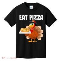 Turkey Eat Pizza Funny Kids T-Shirt thumb 0