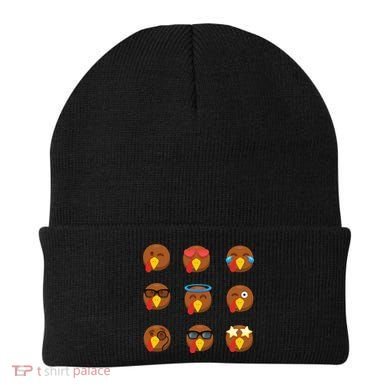 Turkey Emoji's Funny Thanksgiving  Beanie