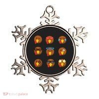 Turkey Emoji's Funny Thanksgiving  Ornament thumb 0