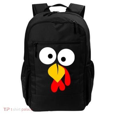 Turkey Face Funny Thanksgiving Day Backpack
