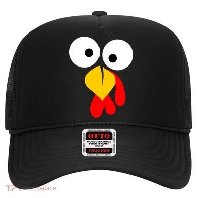 Turkey Face Funny Thanksgiving Day Hat