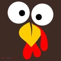 Turkey Face Funny Thanksgiving Day Kids Hoodie thumb 2