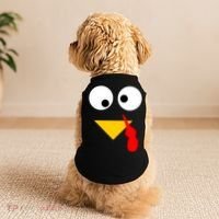 Turkey Face Gobble Thanksgiving Doggie Tank thumb 2