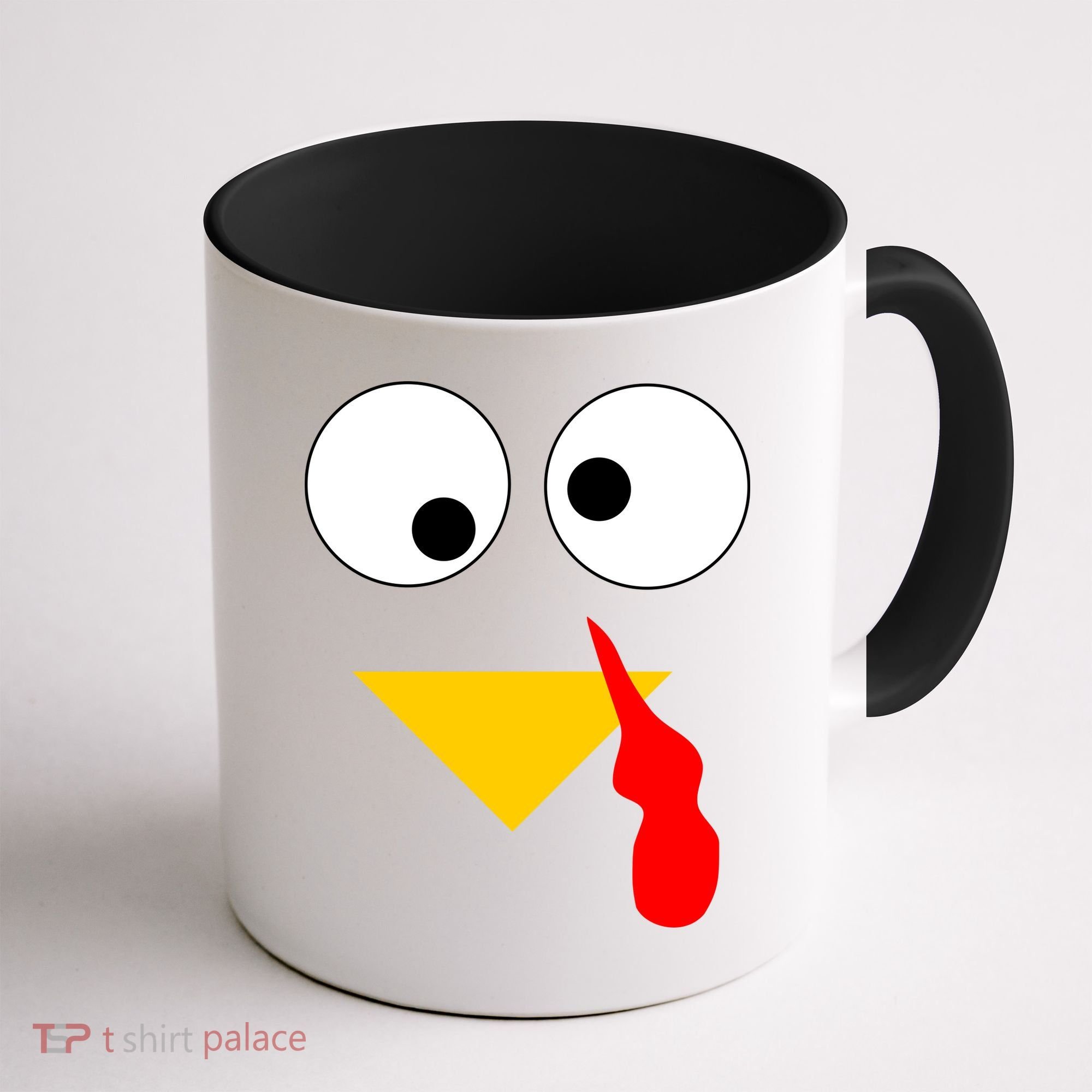 Turkey Face Gobble Thanksgiving Coffee Mug