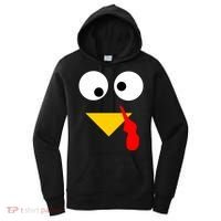 Turkey Face Gobble Thanksgiving Women's Hoodie thumb 0