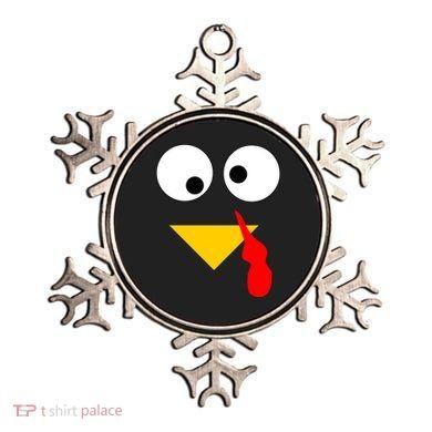 Turkey Face Gobble Thanksgiving Ornament