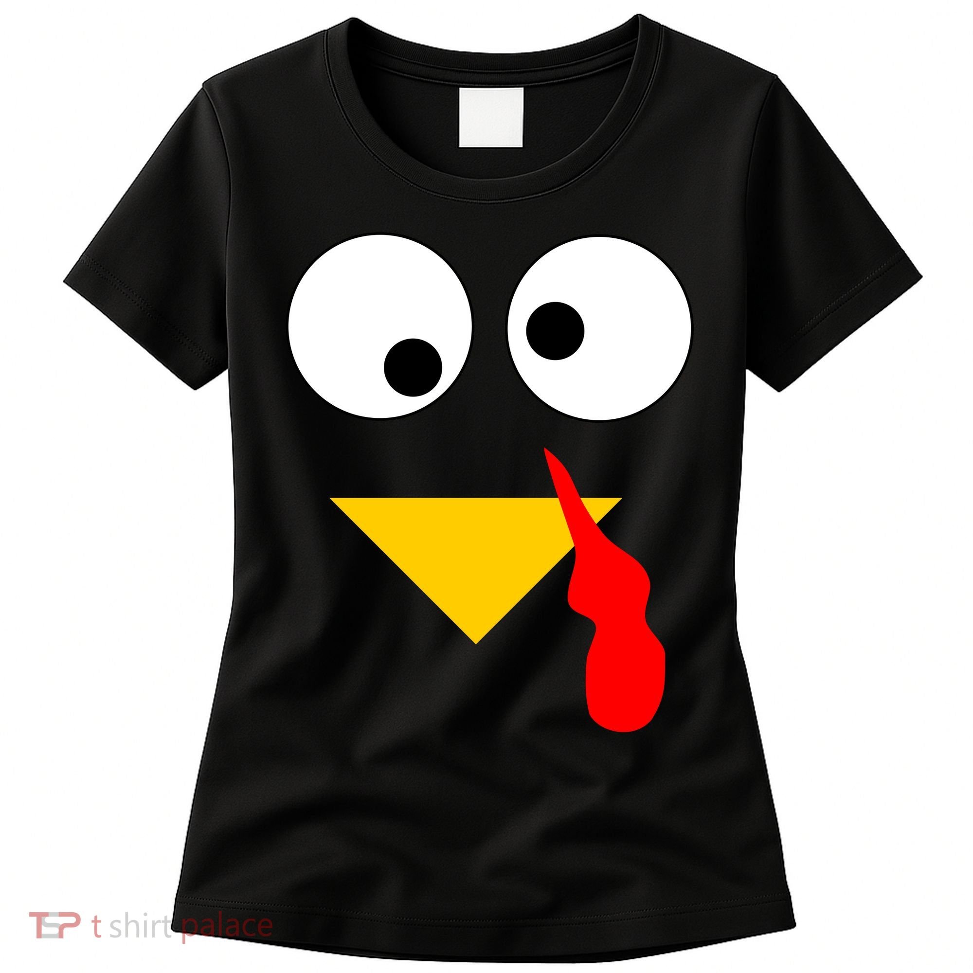 Turkey Face Gobble Thanksgiving Women's T-Shirt