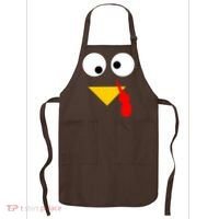 Turkey Face Gobble Thanksgiving Apron thumb 0