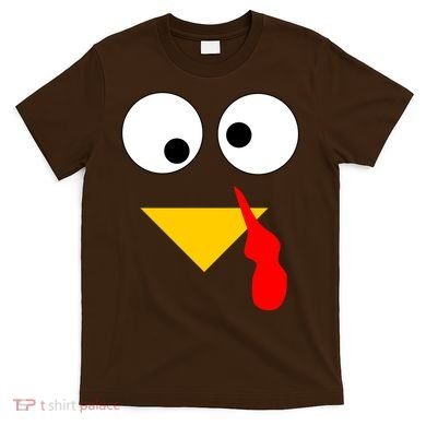 Turkey Face Gobble Thanksgiving T-Shirt