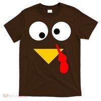 Turkey Face Gobble Thanksgiving T-Shirt thumb 0