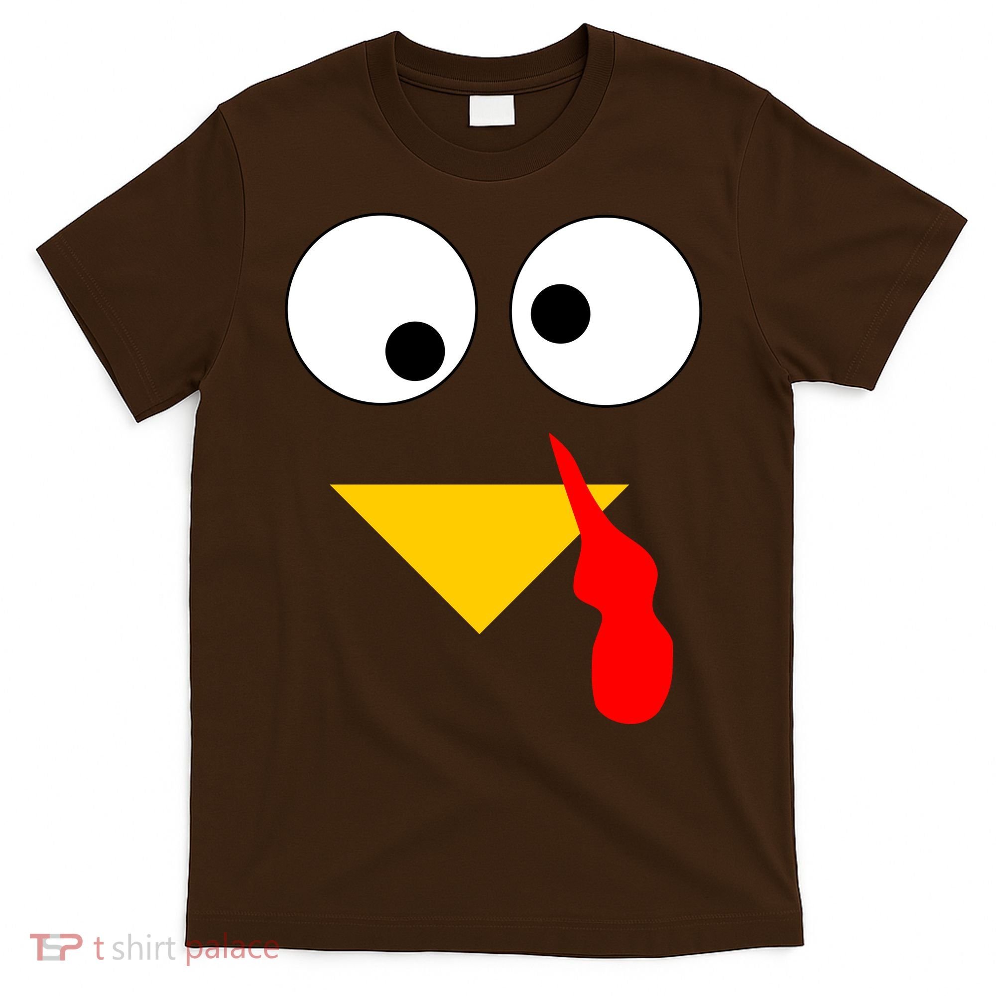 Turkey Face Gobble Thanksgiving T-Shirt