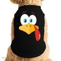 Turkey Face Pilgrim Funny Cute Doggie Tank thumb 0