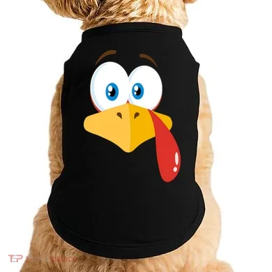 Turkey Face Pilgrim Funny Cute Doggie Tank