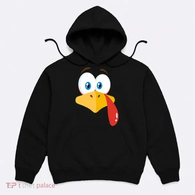 Turkey Face Pilgrim Funny Cute Hoodie