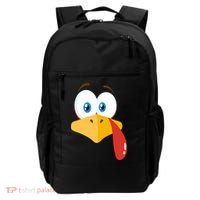 Turkey Face Pilgrim Funny Cute Backpack thumb 0