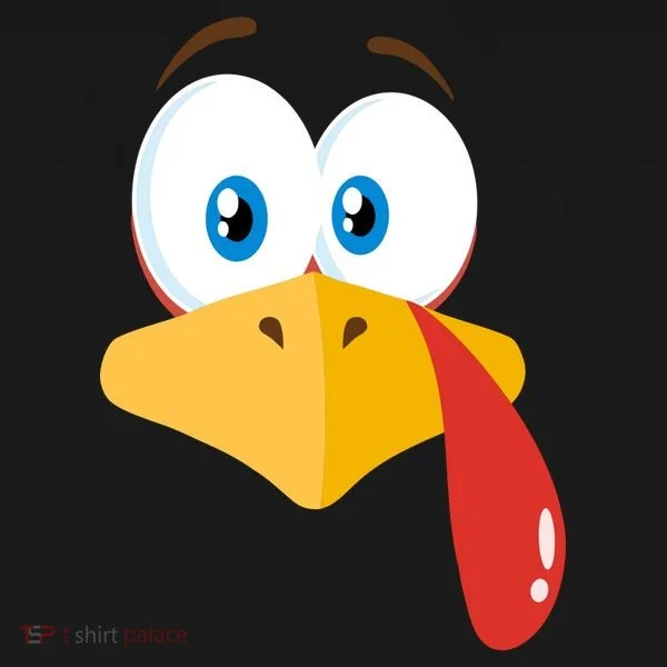 Turkey Face Pilgrim Funny Cute Bucket Hat