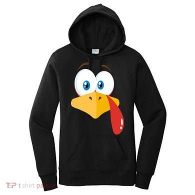 Turkey Face Pilgrim Funny Cute Women's Hoodie