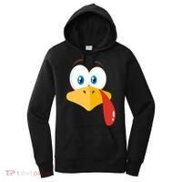 Turkey Face Pilgrim Funny Cute Women's Hoodie thumb 0