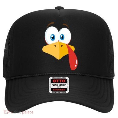 Turkey Face Pilgrim Funny Cute Hat