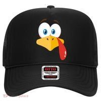 Turkey Face Pilgrim Funny Cute Hat thumb 0
