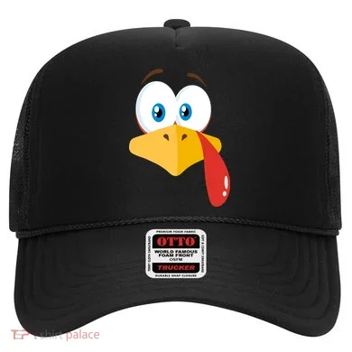 Turkey Face Pilgrim Funny Cute Hat
