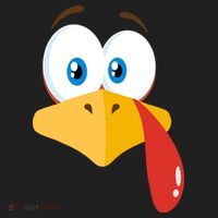 Turkey Face Pilgrim Funny Cute Hat thumb 2