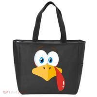 Turkey Face Pilgrim Funny Cute Tote Bag thumb 0