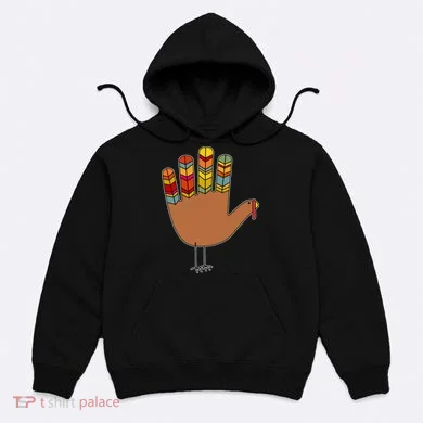 Turkey Hand High Five Hoodie