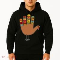 Turkey Hand High Five Hoodie thumb 2