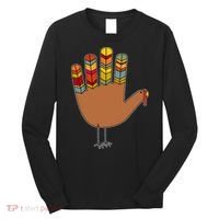 Turkey Hand High Five Long Sleeve Shirt thumb 0