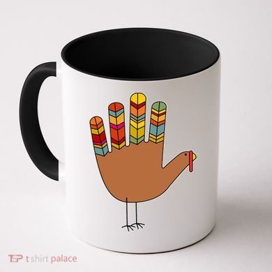 Turkey Hand High Five Coffee Mug