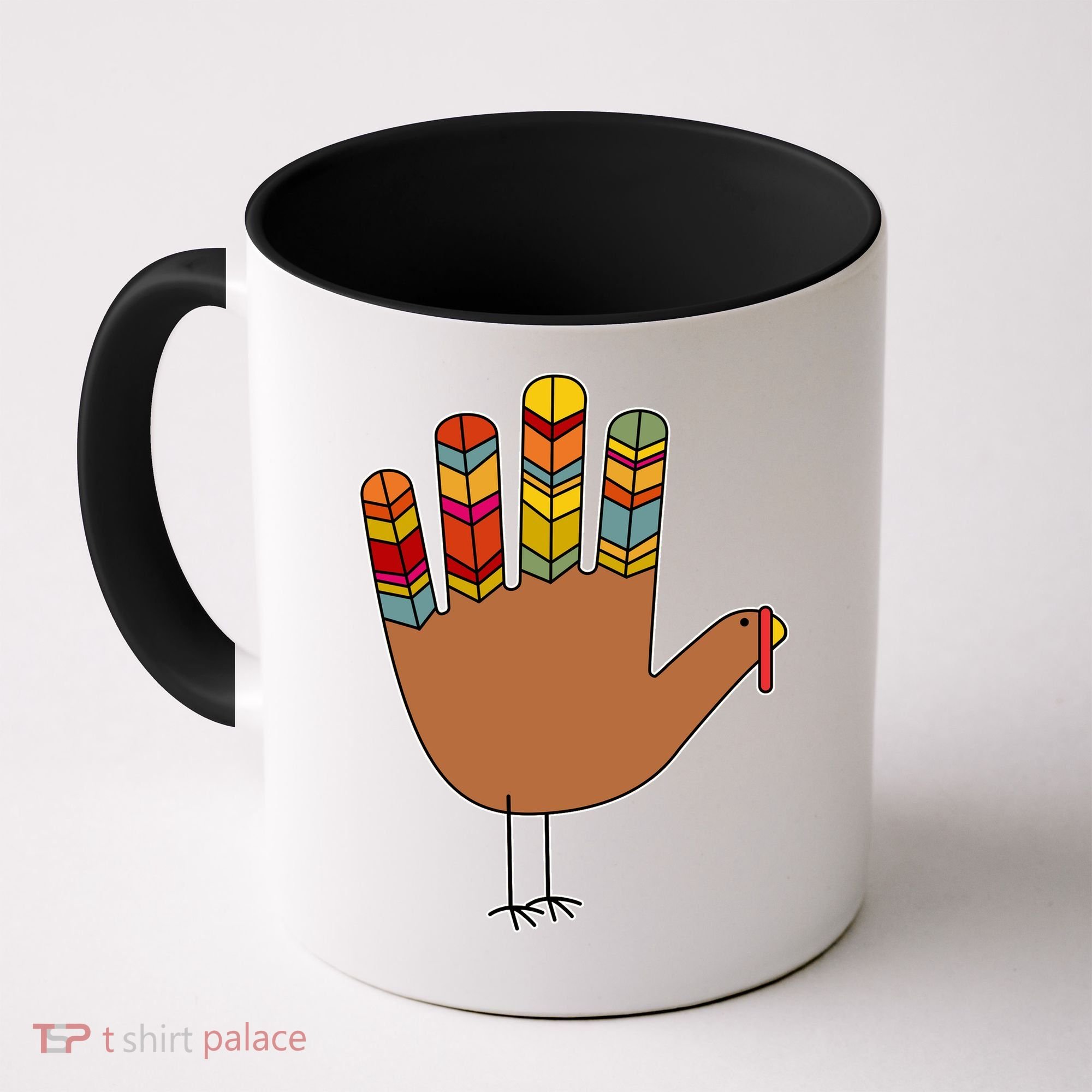 Turkey Hand High Five Coffee Mug