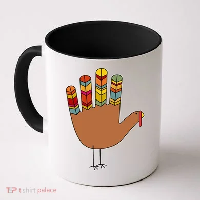 Turkey Hand High Five Coffee Mug