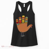 Turkey Hand High Five Women's Tank Top thumb 0