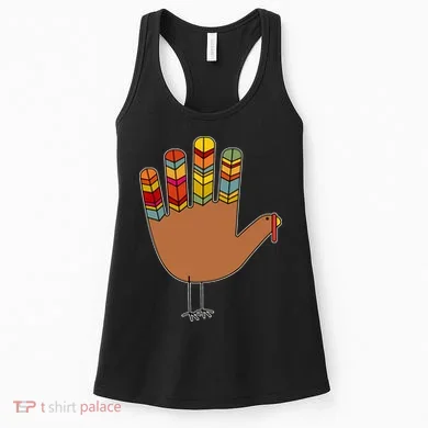 Turkey Hand High Five Women's Tank Top