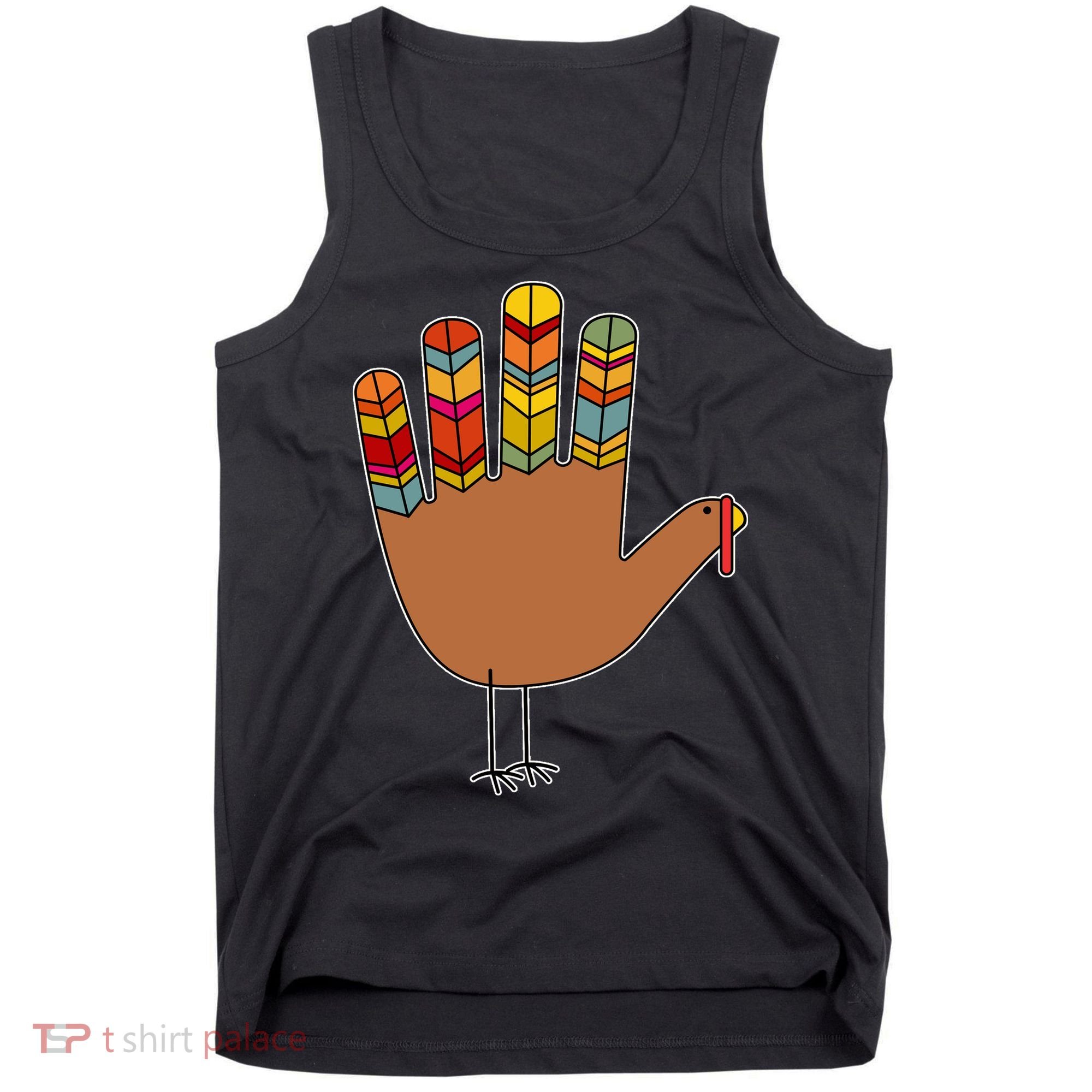Turkey Hand High Five Tank Top