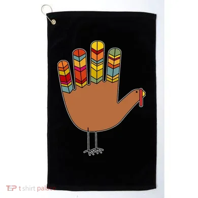 Turkey Hand High Five Golf Towel