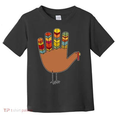 Turkey Hand High Five Toddler T-Shirt