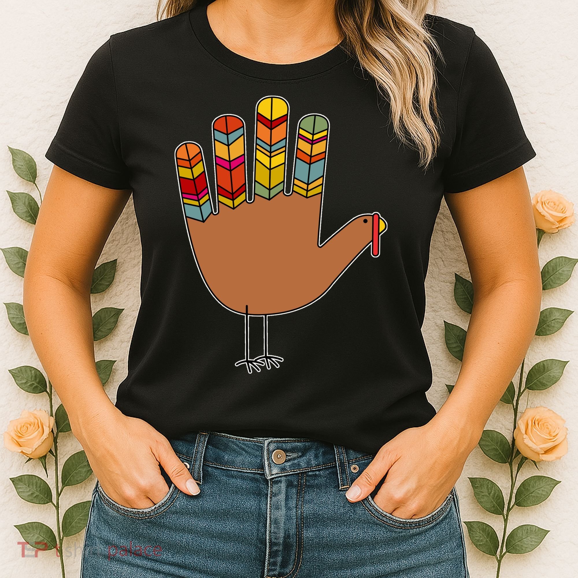Turkey Hand High Five Women's T-Shirt