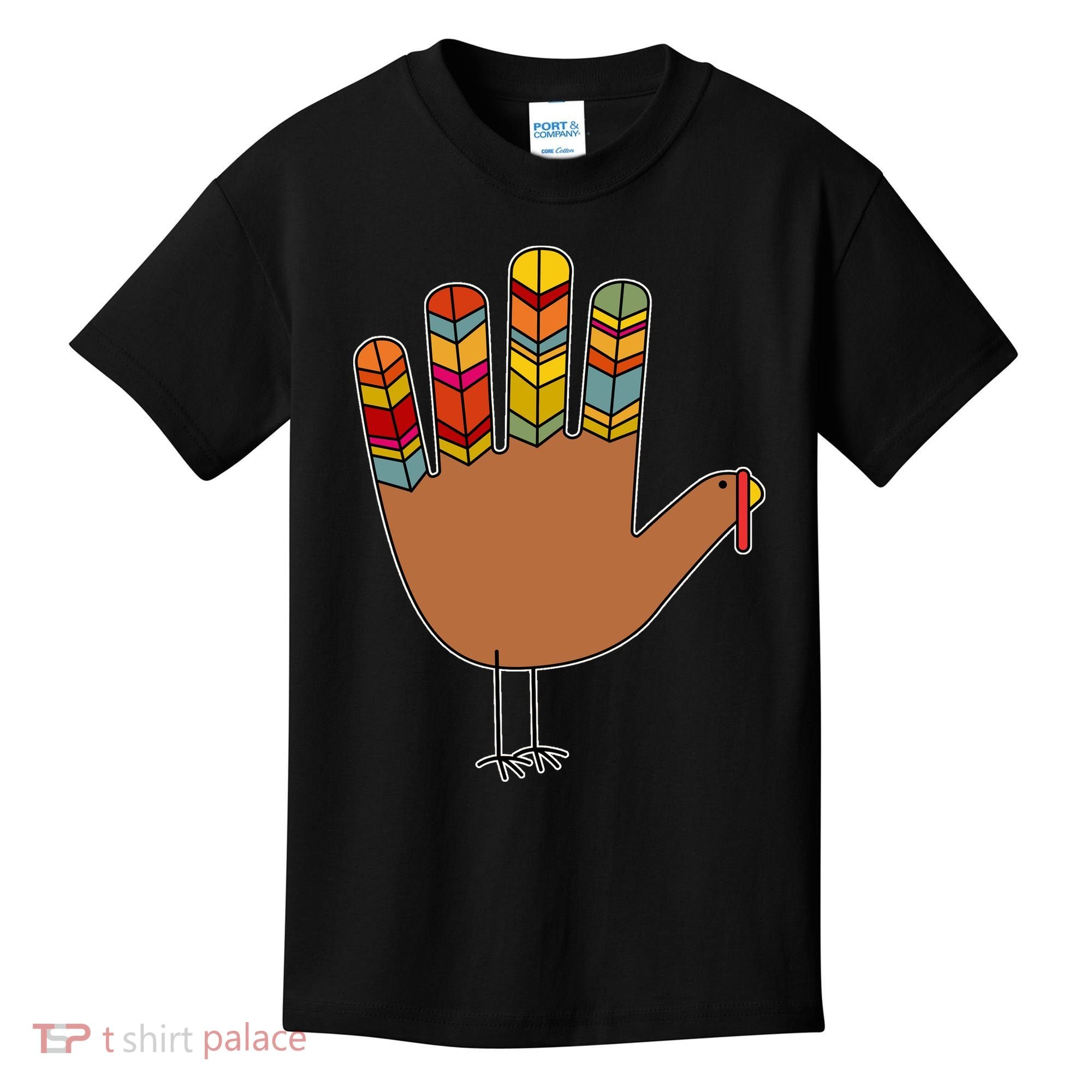 Turkey Hand High Five Kids T-Shirt