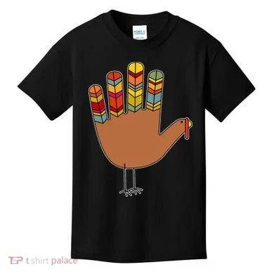 Turkey Hand High Five Kids T-Shirt