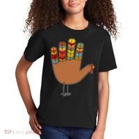 Turkey Hand High Five Kids T-Shirt thumb 2