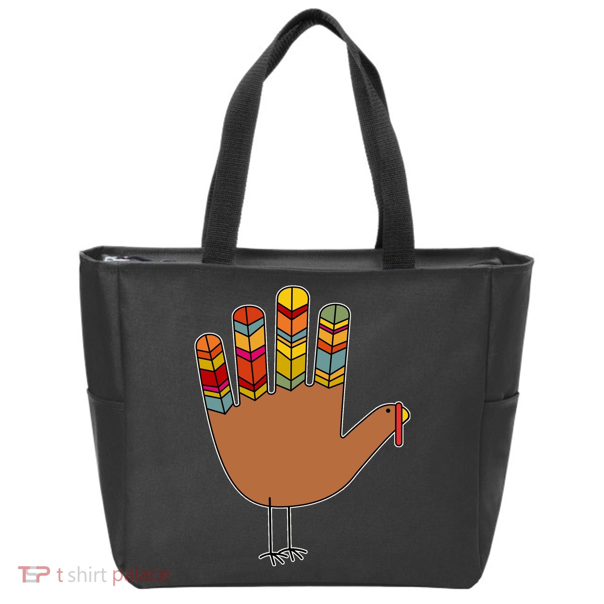 Turkey Hand High Five Tote Bag