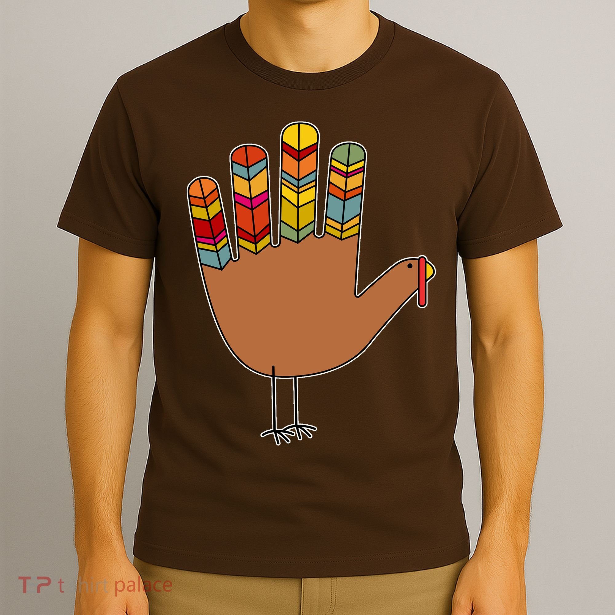 Turkey Hand High Five T-Shirt