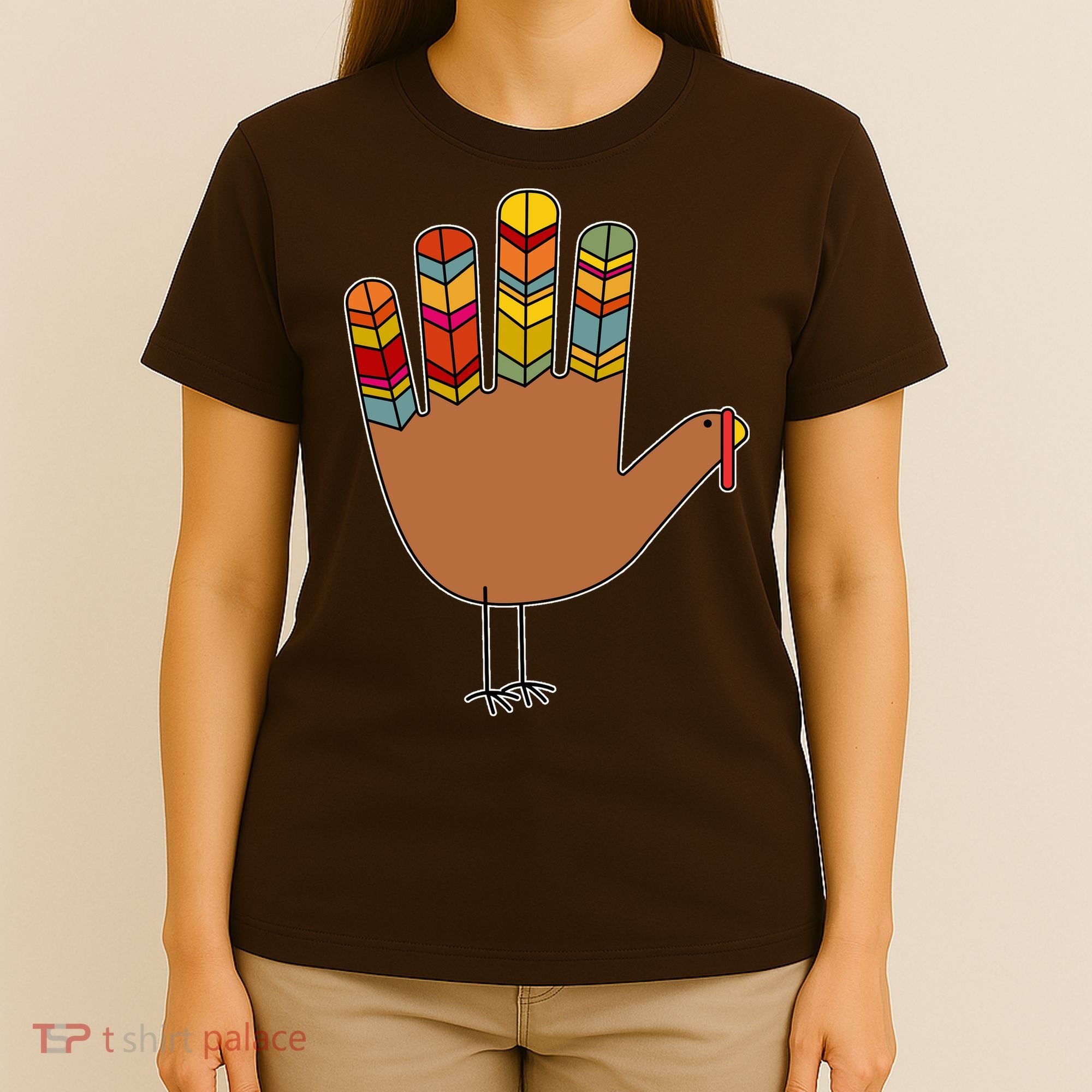 Turkey Hand High Five T-Shirt