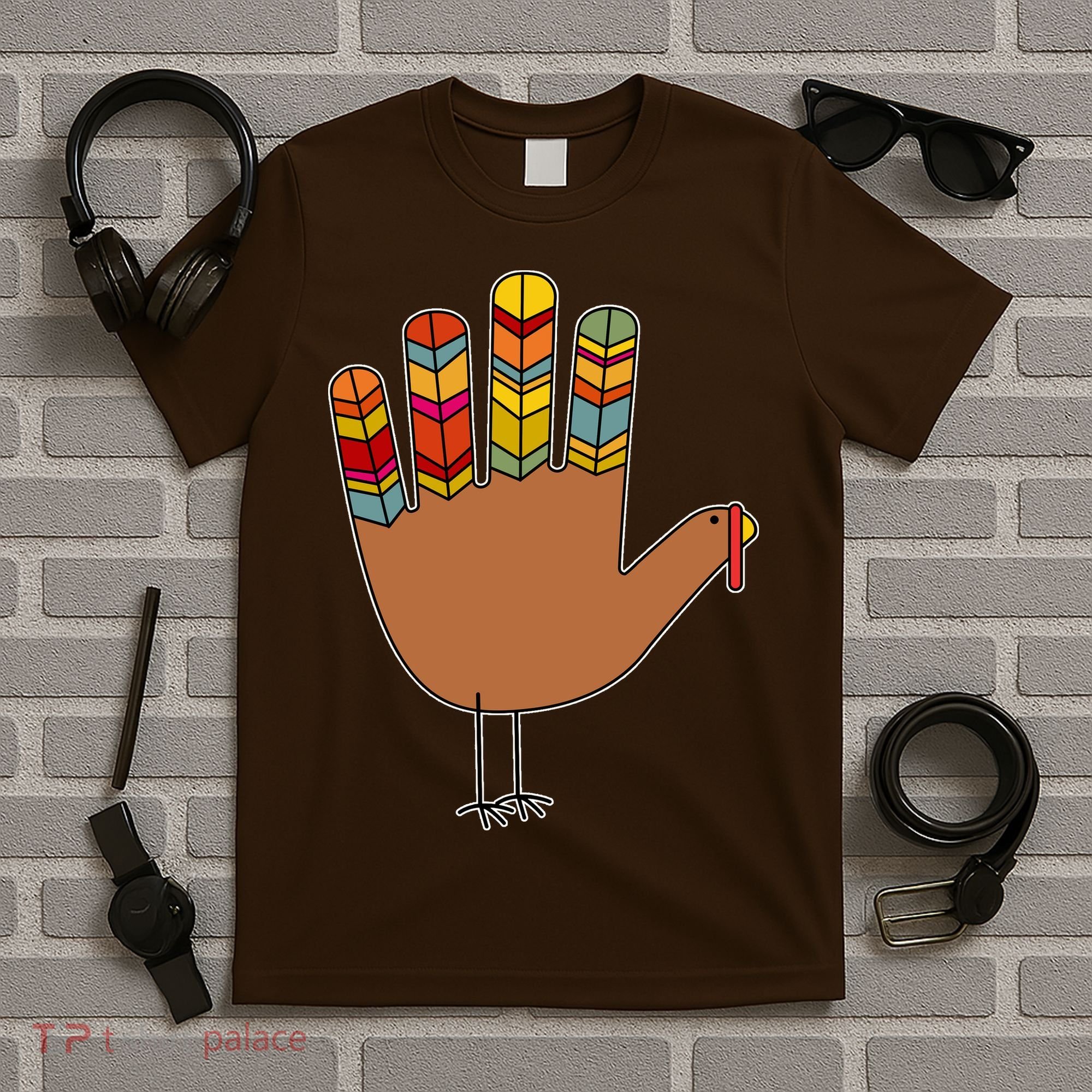 Turkey Hand High Five T-Shirt