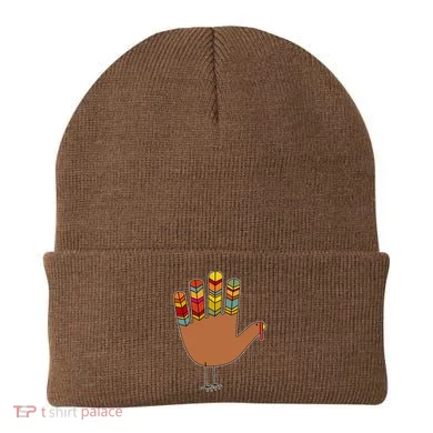 Turkey Hand High Five Beanie