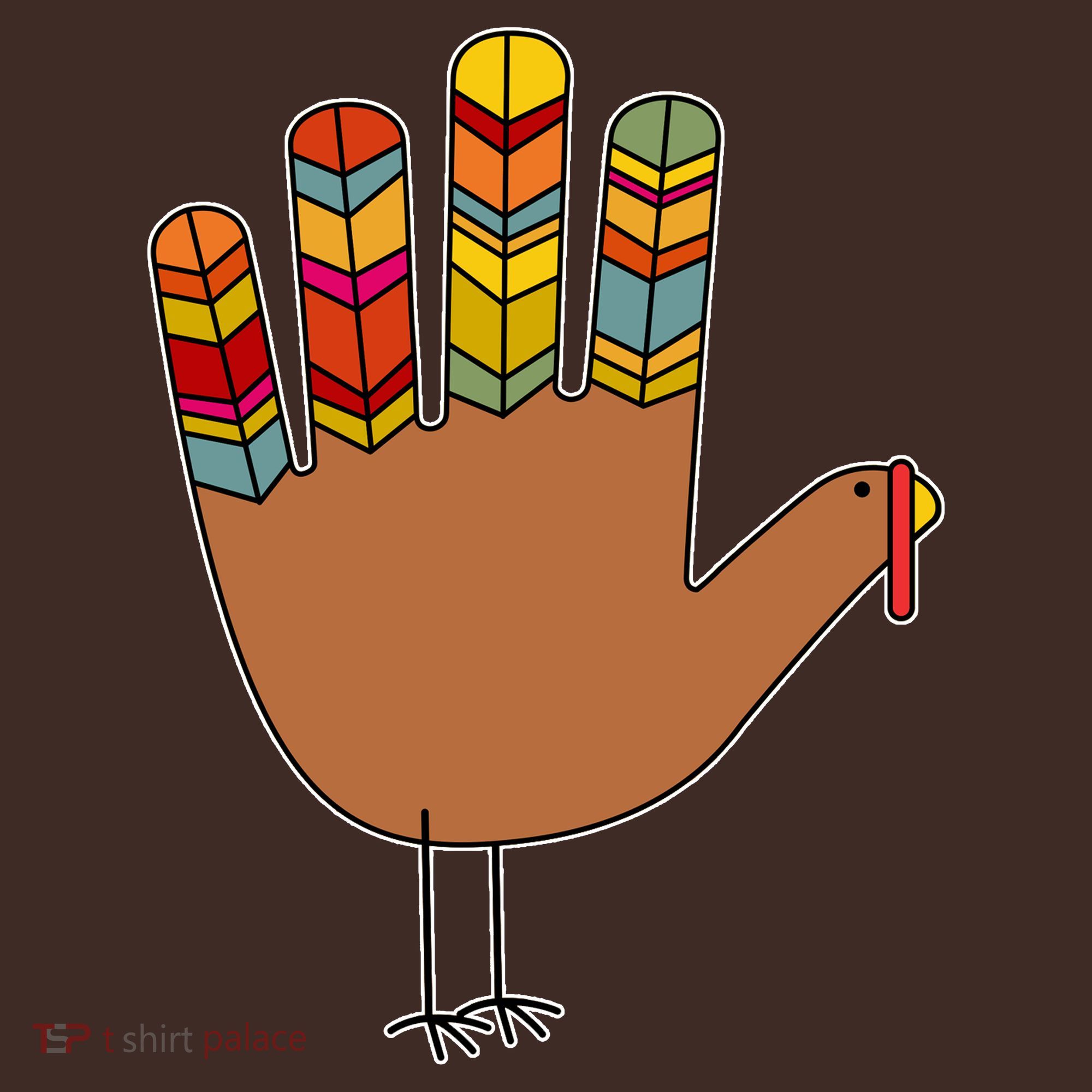 Turkey Hand High Five Coaster